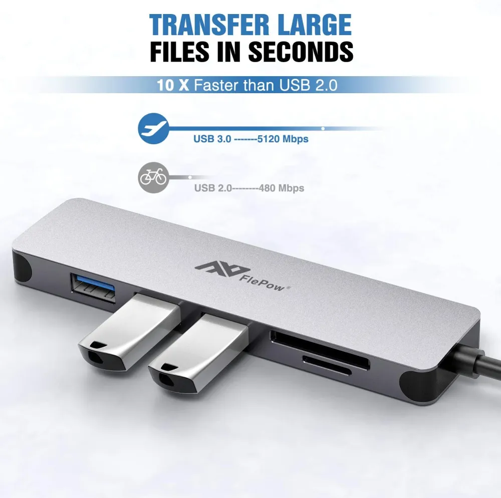 Hub USB-C FlePow 7-en-1 © FlePow
