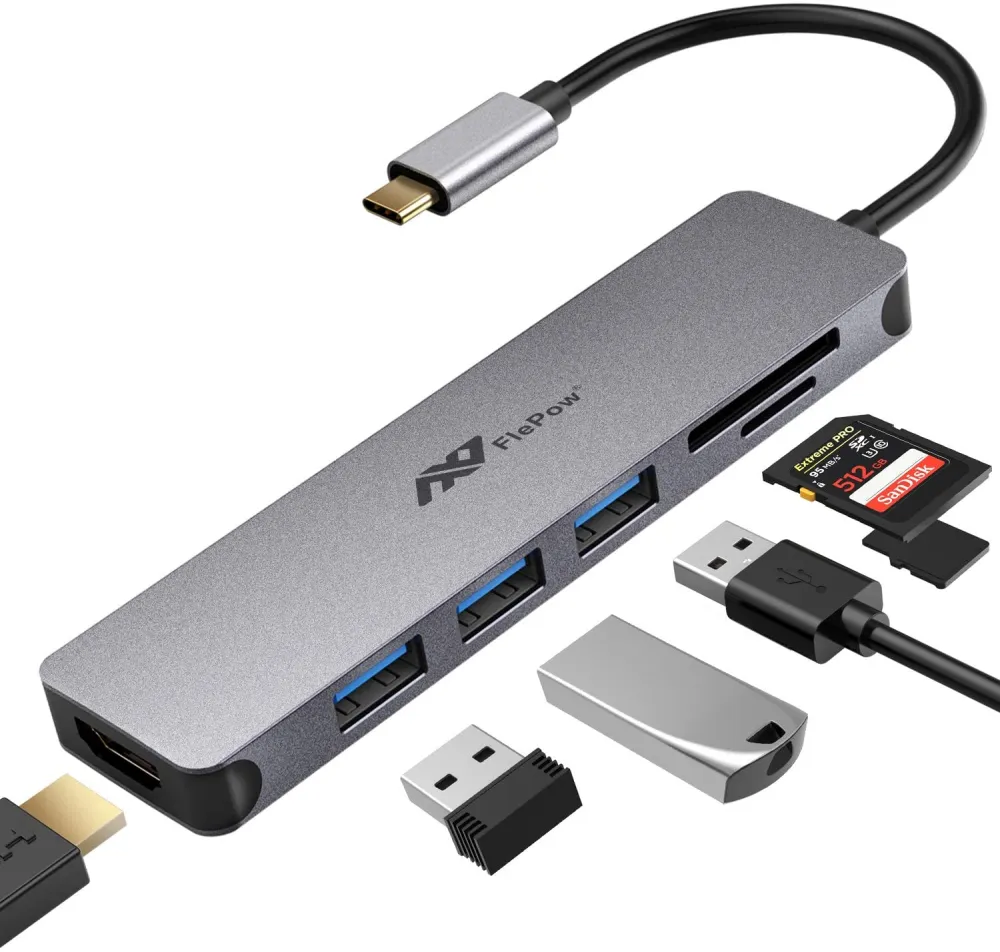 Hub USB-C FlePow 7-en-1 © FlePow